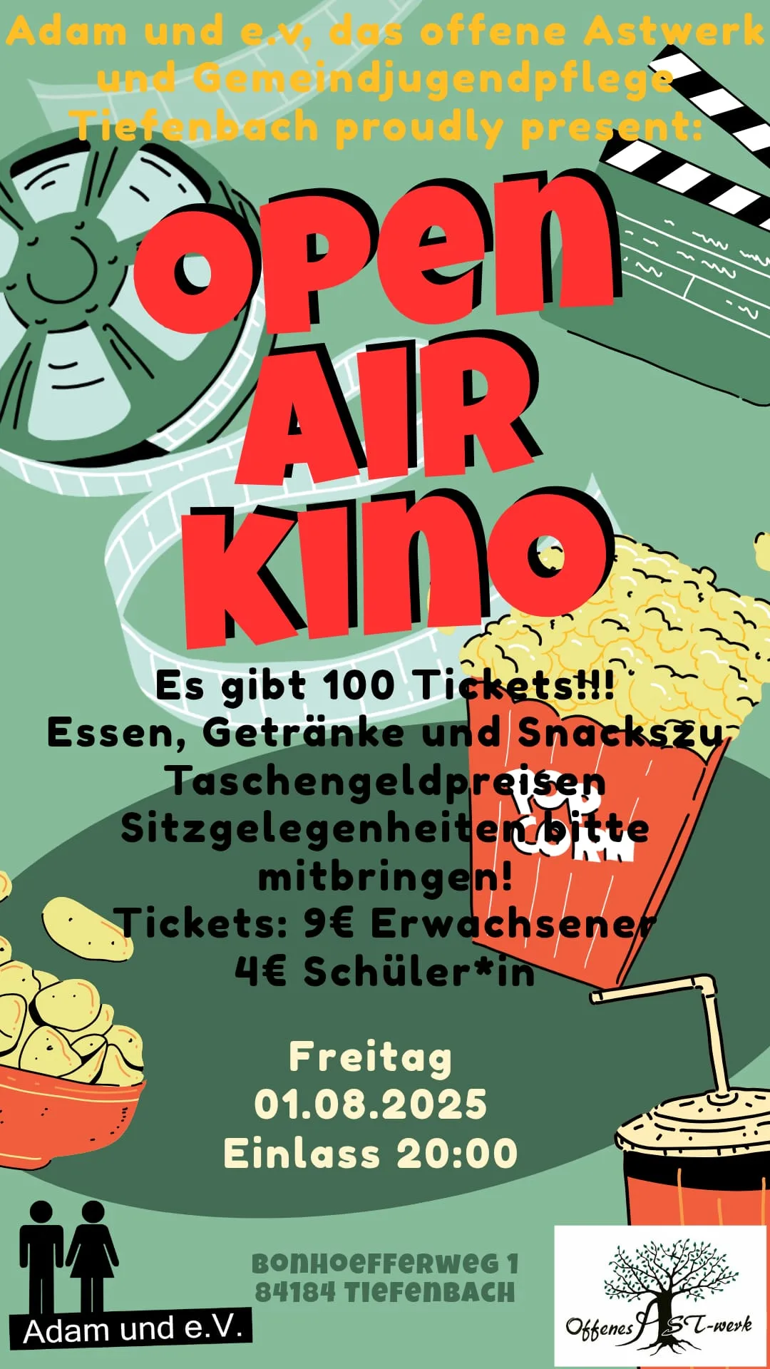 Kino OpenAir im JUZ